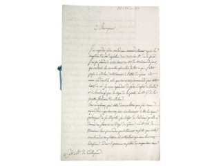 HAUTERIVE,  Alexandre M. Blanc de Lanautte - Lettera con firma autografa