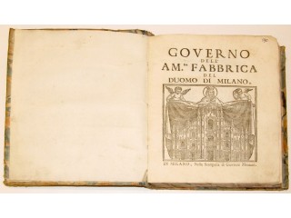 DUOMO DI MILANO - GOVERNO DELL'AM.DA FABBRICA DEL DUOMO DI MILANO.