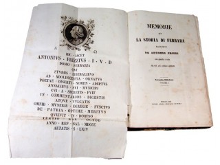 FRIZZI Antonio, LADERCHI Camillo - MEMORIE PER LA STORIA DI FERRARA ...